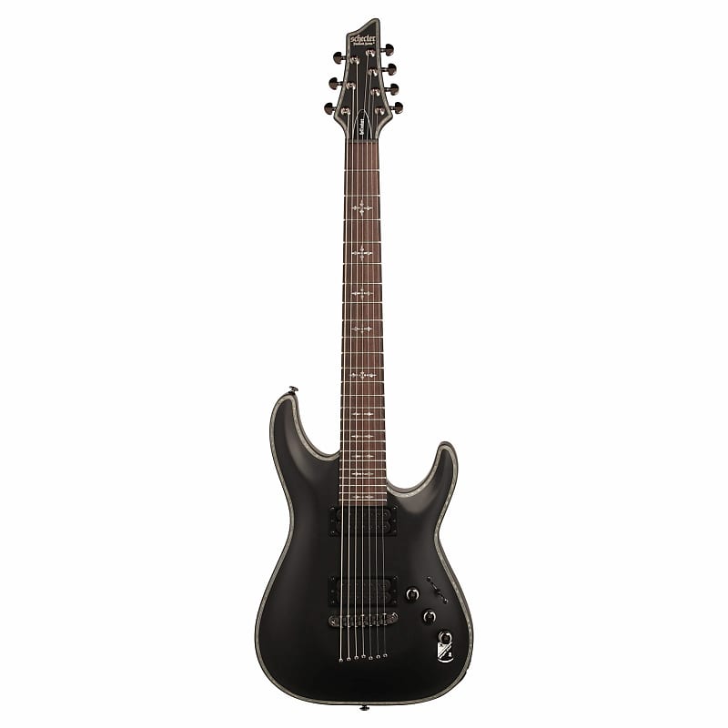 Schecter Hellraiser C-7 Passive - Rosewood Fingerboard, Black