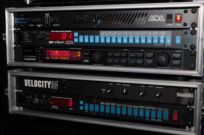 Rocktron Velocity 120 Rack Guitar Power Amp Reverb