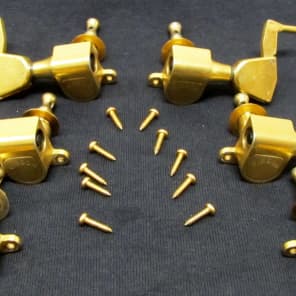 Used Vintage Gibson Speedwinder Tuning Machines Gold VGC Free Shipping image 1