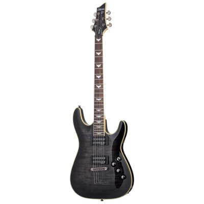 Schecter Omen Extreme-6 Electric Guitar (See Thru Black) (Hollywood,CA) for sale