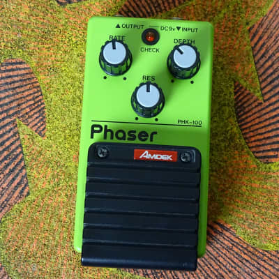 Rare Vintage 80s Boss Amdek PHK-100 Phaser Guitar Effect