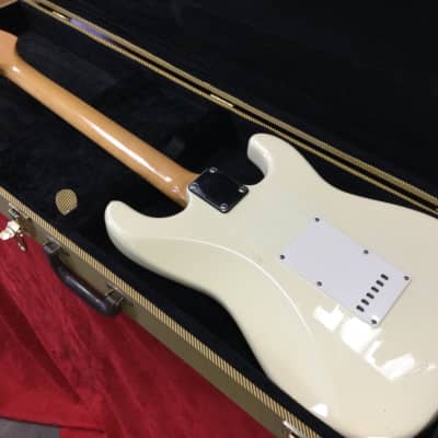 Fender Stratocaster Left Handed Olympic White Electric Guitar Japan MIJ Lefty imagen 4
