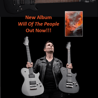 Cort Manson Guitar Works Meta Series MBM-1 Matthew Bellamy Signature Guitar - Matte Black image 19