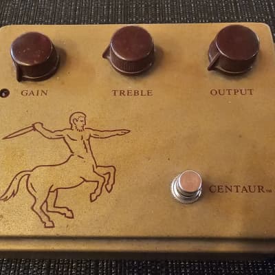 Reverb.com listing, price, conditions, and images for klon-centaur-gold-horsie