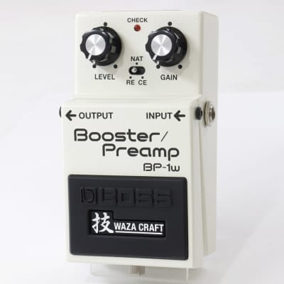 BOSS BP-1W 技 WAZA CRAFT BOSS BP-1W Waza Craft Booster/Preamp Effects Pedal | Music