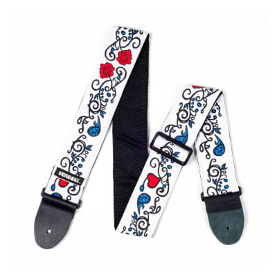 Dunlop JH02 Jimi Hendrix™ Monterey Strap with Leather Ends image 2