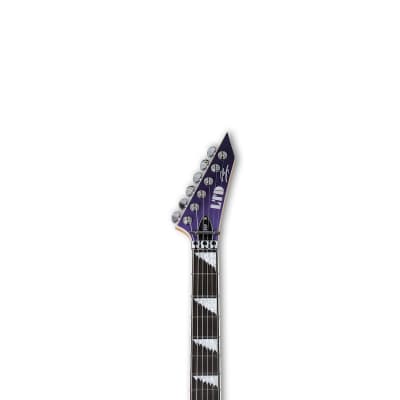 LTD Alexi Laiho Hexed Signature Electric Guitar - Purple Fade w/Pinstripes image 3
