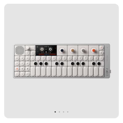 Teenage Engineering OP-1 Field Portable Synthesizer Workstation 2022 - Present - White with Teenage Engineering White Field Large Bag