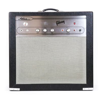 1966 Gibson Atlas Medalist 1 x 15” Tube Combo Amplifier Vintage 2 x 6L6 Power Tubes Super Clean 100% All Original Rare Electric Bass Guitar Amp for sale