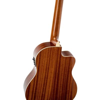 Ortega Family Series Pro Full Size Guitar Solid Spruce/ Mahogany Natural - RCE141NT-L, Left-handed image 9