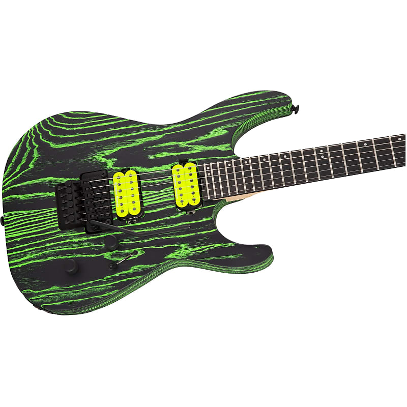 Jackson Pro Series Dinky DK2 Ash Body Guitar - Green Glow image 1