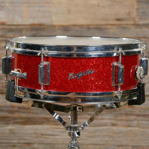 Rogers Luxor 5x14" 6-Lug Wood Snare Drum with Beavertail Lugs 1960s