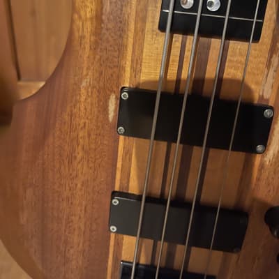 Edwards Forest Bass neck through fretless Mid 2000 - Natural image 9