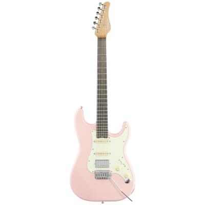 Schecter Nick Johnston Traditional HSS Electric Guitar, Atomic Coral image 2
