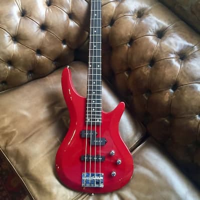 Custom Luthier-Built Reserve 4 strings passive - Cherry Red solid image 8
