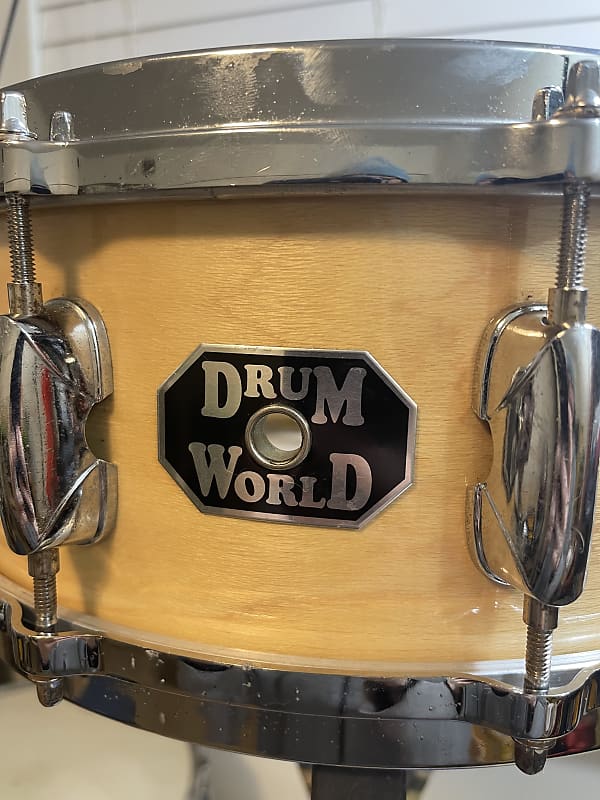 Drum World 14x5.5 Maple Snare Drum image 1
