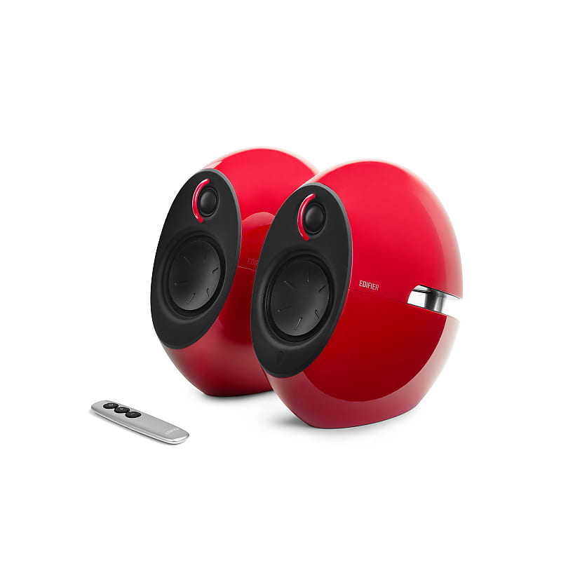 Edifier e25 Luna Eclipse Bluetooth 2.0 Speaker Set with Bass Radiators - Red image 1