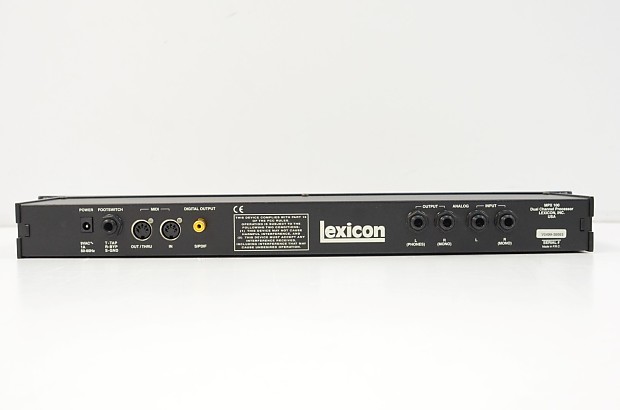 Lexicon MPX 100 デュアルチャンネルプロセッサー A Lexicon【MPX100】Dual Channel Processor レキシコン デュアル