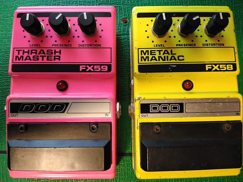 DOD Thrash Master & Metal Maniac 80s-90s Hot pink Neon Yellow