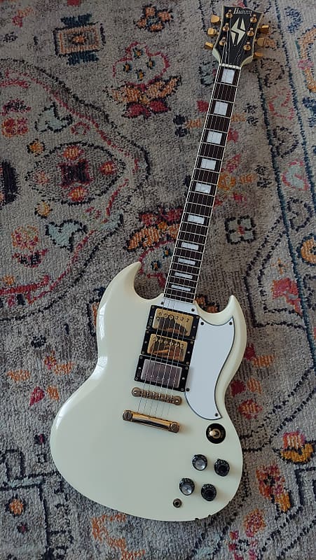 Burny SG Custom 1990 White