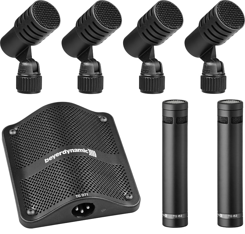 Beyerdynamic TG Drum Set Pro Medium Drum Microphone Kit Reverb