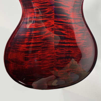 PRS Core Hollowbody II Piezo in Fire Red Wrap Burst w/Case image 7
