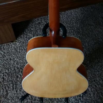 Vintage Refretted 1960s Archtop Silvertone Natural image 8