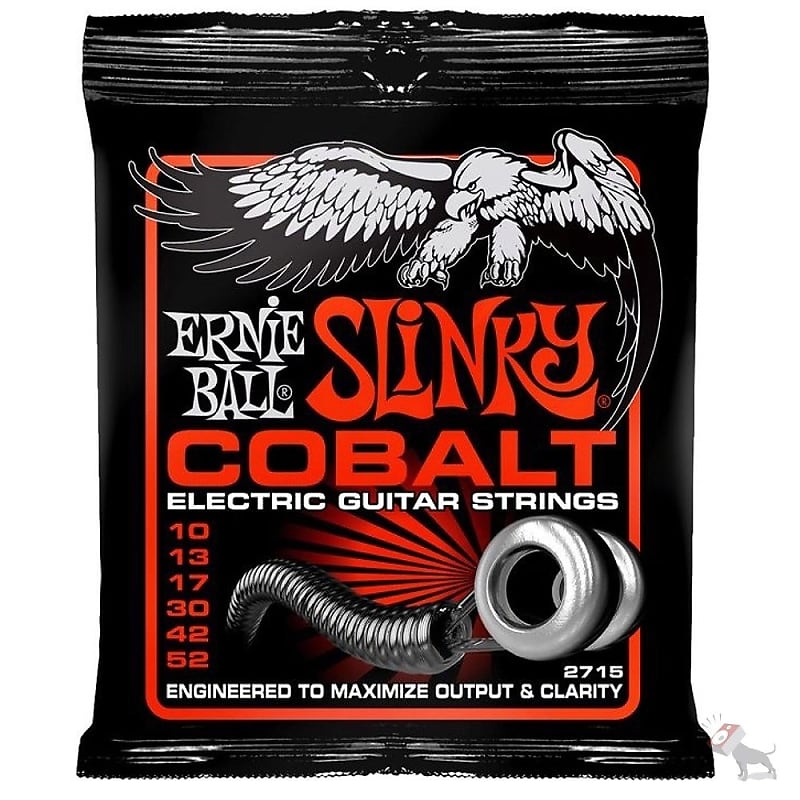 Ernie Ball 2715 Cobalt Skinny Top Heavy Bottom Electric Guitar Strings (10-52) image 1