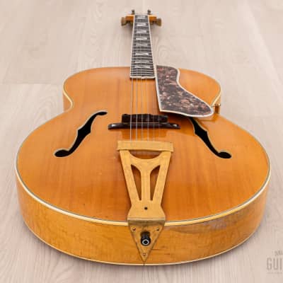 1939 Gibson Super 400 Pre-War Vintage Archtop Acoustic Guitar Blonde w/ Case image 13