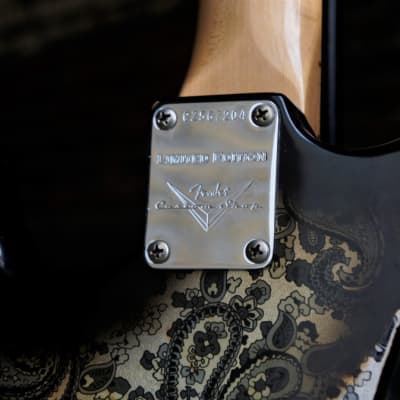 Fender Custom Shop Limited Edition '68 Black Paisley Stratocaster, Relic - Black Paisley image 9