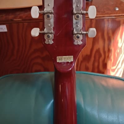 Kent SG Teisco Electric Guitar - Cherry Red image 6