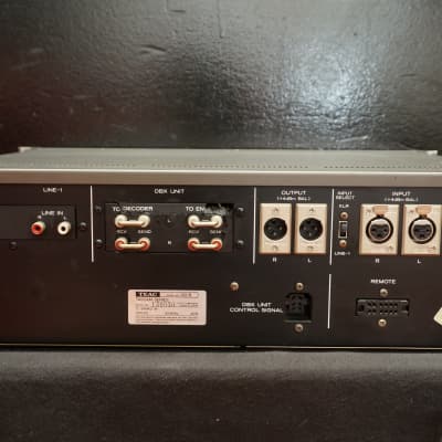 Tascam 122-B Vintage Rack Mount Master Stereo Cassette Tape Recorder 100V image 9