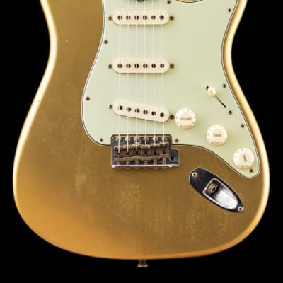 Immagine Fender Custom Shop CS 1960 Stratocaster Limited Edition LTD, Journeyman Relic Aged Aztec Gold - 23