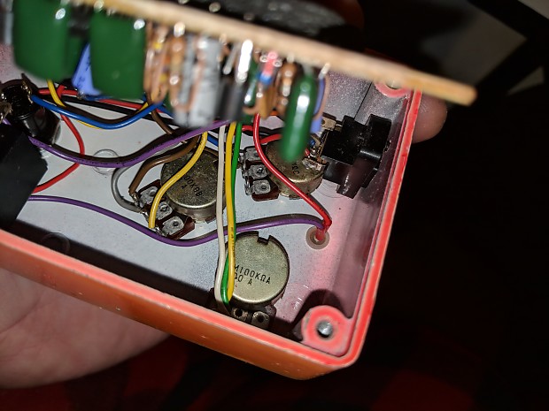 LOCOBOX mysto-dysto ディストーション ジャパンビンテージ Loco Box Mysto Dysto Distortion pedal Late 70s Atomic Orange