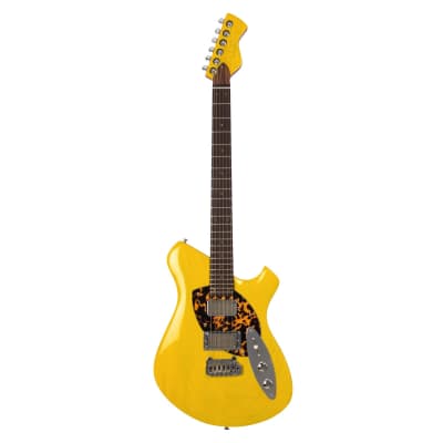 Malinoski Guitars HiTop #371 - Trans Yellow - Custom Hand-Made Electric - Boutique Guitar Showcase! image 6