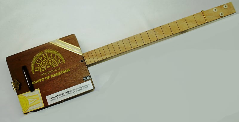 Catoctin Mountain Music Cigar shops Box Guitar Complete 3 String Kit With the Neck as shown..#6