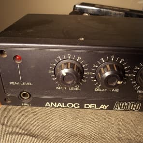 IBANEZ AD100 ANALOG DELAY TABLE TOP UNIT. 3005 CHIP MAXON's BEST SOUNDING ECHO image 2