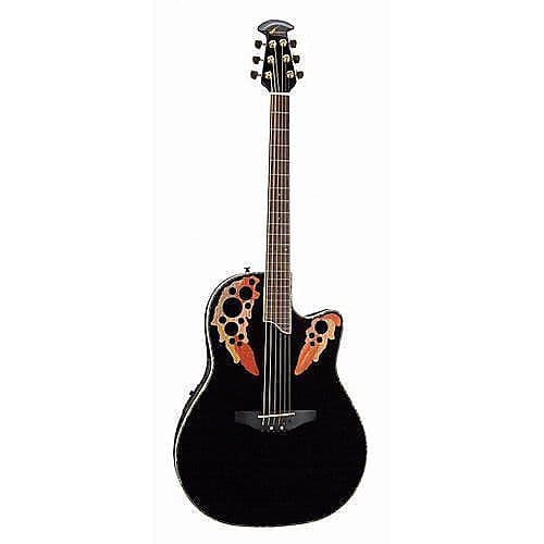 Ovation Celebrity Deluxe CC44-5 Acoustic-electric Guitar - Black (298)