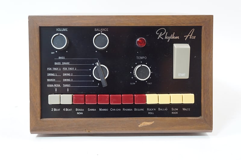 [SALE Ends Oct 31] Ace Tone Rhythm Ace FR-6 Vintage Analog Drum Machine FR6  AS-IS