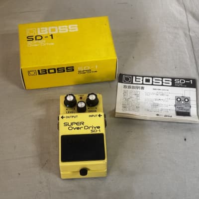Boss SD-1 Super Overdrive 1981 - 1988 Made In Japan | Reverb