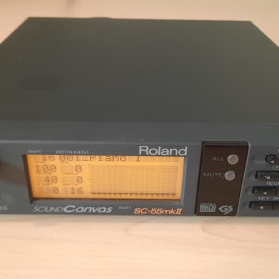 Roland Sound Canvas SC-55mkII MIDI Sound Generator 1993 - 1997 - Black