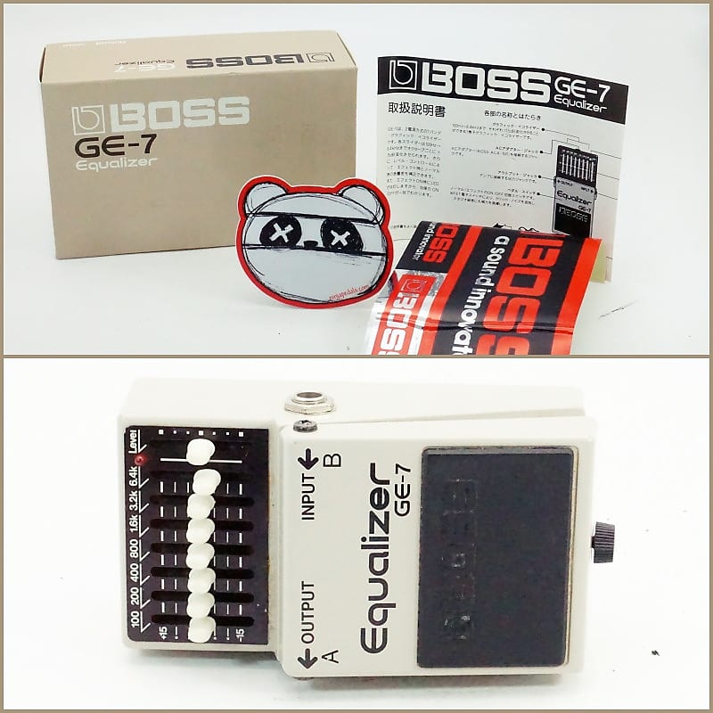 Boss GE-7 Graphic EQ w/Box | Vintage 1982 Made In Japan