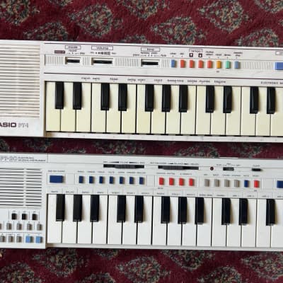 Casio PT-1 + PT-20 Mini Keyboard