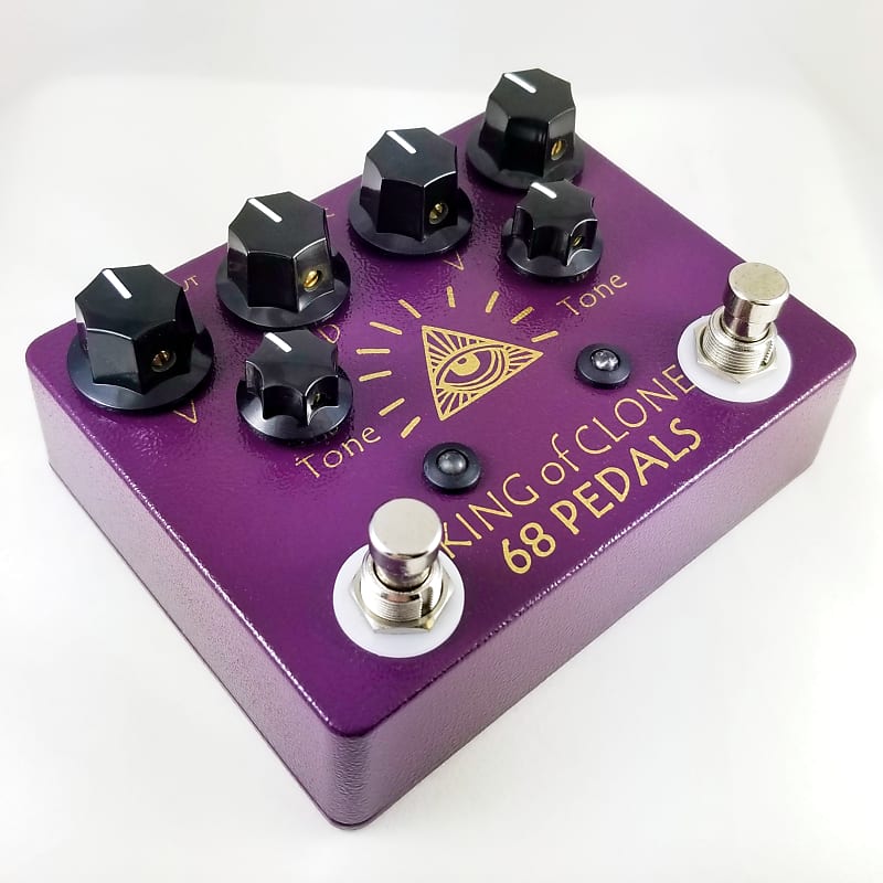68 Pedals King of Clone Dual Overdrive Pedal | Reverb