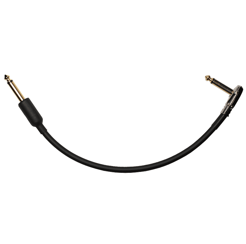 3 Ft Castline Gold Mogami 2524 Guitar Pedal Board Effects Switcher Patch Cable 1/4 TS Low Profile and Short Barrel Connectors image 1