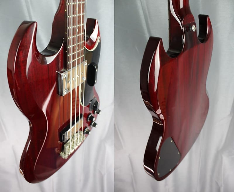 Orville SG Bass EB-3 1989 - Cherry - short scale - japan import