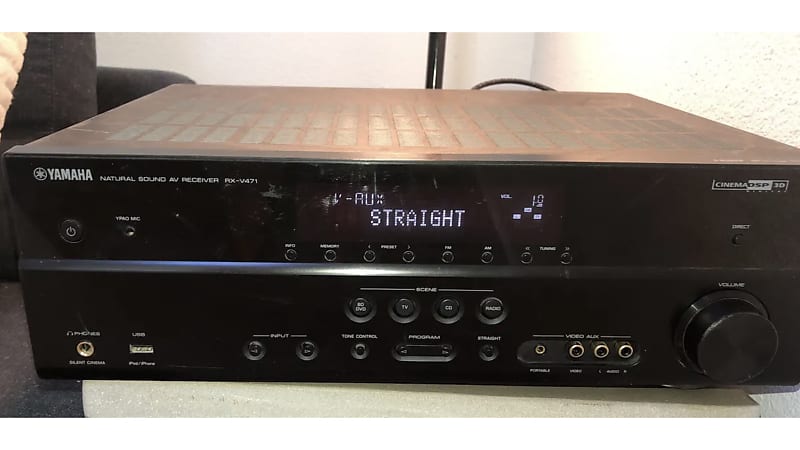 Yamaha RX V471 5.1 Channel AV Stereo Home Theater Receiver HDMI Dolby DTS