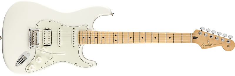 Fender Player Stratocaster HSS, Maple Fingerboard, Polar White image 1