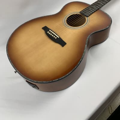 PRS Paul Reed Smith SE TE50E VS Tonare W/ Fishman pickup Acoustic Parlor Guitar Vintage Sunburst + PRS Case NEW T50E image 5