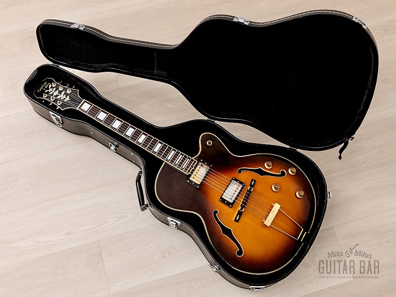 1990s Epiphone by Gibson Emperor Archtop w/ 57 Classic PAFs & Case